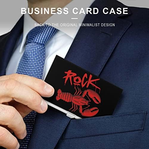 Rock Red Lobster Funny Business ID Ime kartica držači slučaj zaštitne kutije Organizator preklop za muškarce