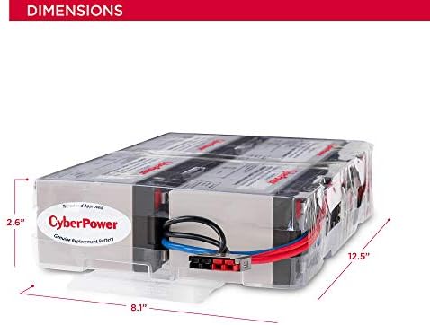 CyberPower RB1290X4F ups zamjenski uložak za baterije, bez održavanja, korisnik se može instalirati, 12V / 9Ah