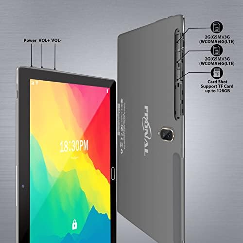 Android 11 Tablet, 2 u 1 Tablet 10,1 inč, 4G ćelijski Tablet sa tastaturom, osmojezgarni, 64GB skladište, 4GB RAM, miš, olovka, futrola, podrška Dual SIM kartica, 13MP kamera, WiFi, Bluetooth, GPS
