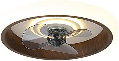 JJKUN Moderni volni ventilator sa lampicama, 20 u niskom profilu LED lampica ventilatora za montiranje,