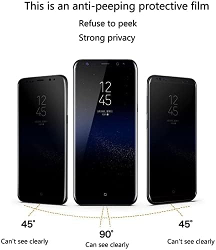 Nixinioo 2 paket Zaštita ekrana za privatnost za SAMSUNG Galaxy Z Fold 3, 9h tvrdoća kaljeno staklo zaštitni