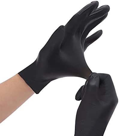 20 tačaka rukavice za farbanje kose crne rukavice za višekratnu upotrebu za kosu profesionalne perive gumene rukavice pribor za farbanje kose za čišćenje doma Salon Highlighting-mali
