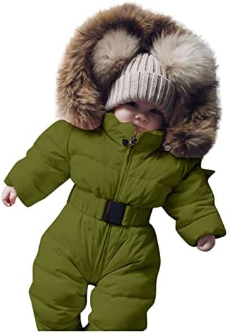 Dječak bebe kaput kombinezon topla djevojka zimska dojenčad jakna Outerwear s kapuljačom ROMper Boys i jakna