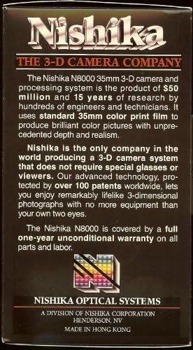 Nishika 35mm 3-d kamera N8000 + remen, premještaj i baterije