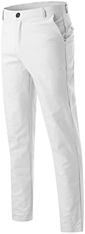 Miashui 10 zvjezdica Slim Struk pune pantalone Muški povremeni čvrsti džep Dužina modnih pantnih muških hlača 1