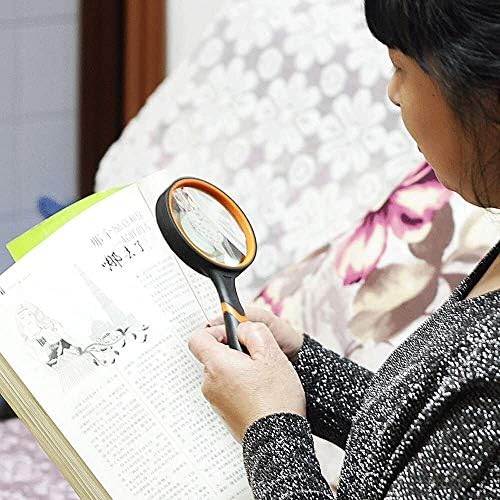Yiwango Lupa za čitanje velikog uvećanja 10x Optika ručnih sočiva studenti čitaju novine posmatrajući