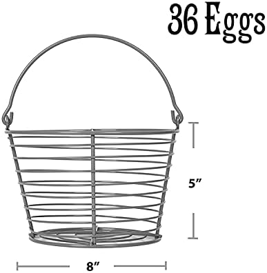 CONCORD 8 korpa za jaja za skladištenje sakupljanja i transporta pilećih i Pačjih jaja. Žičane Korpe