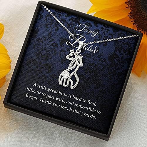 Nakit za poruke, ručno izrađena ogrlica - personalizirana ogrlica, poklon za šef, boss dama poklon, najbolji