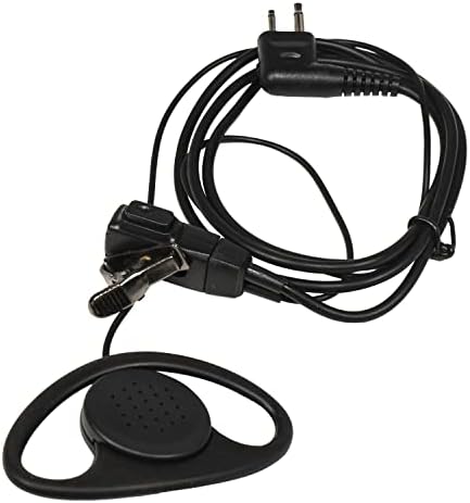 Slušalice HQRP D oblika PTT Mic kompatibilne sa Motorola CP250, CP300, RDV-2080D, RDV-5100, VL50