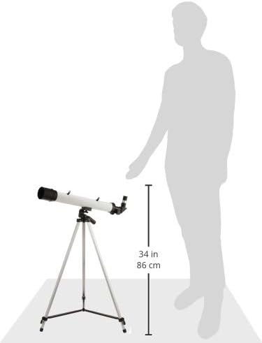 Astronomski teleskop MIZAR TS-456, Refraktivno uvećanje, 30x, 75x, 45mm, Set Stativa za visinu kalibra, za početnike