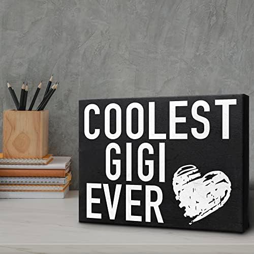 JennyGems poklon za Gigi, najhladniji drveni znak Gigi ikada, rođendanski pokloni za Gigi