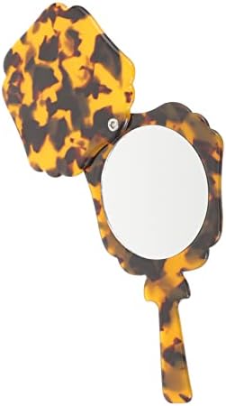 Claspeed 4pcs ručni isprazni zrcalo Prijenosni šminkarski ogledalo poklopac Beauty alati acetat lima