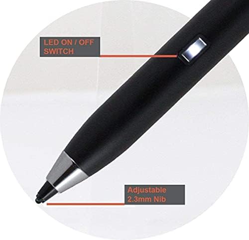 Navitech crna fine tačaka digitalna aktivna olovka - kompatibilna sa Xiaomi RedMi 10A pametnom