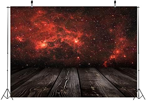 CORFOTO 9x6ft tkanina Crvena galaksija pozadina maglina pozadina kosmička tema fotografija pozadina Galaxy Photo