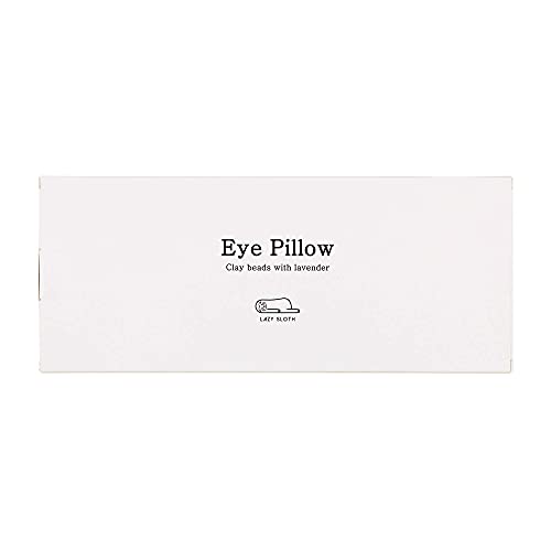 Lazy Sloth jastuk za oči-perle od prirodne gline sa lavandom - topla ili hladna Ponderirana maska