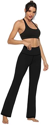 AFITNE ženske bootcut joga hlače sa džepovima, visoki struk Workout Bootleg joga hlače Tummy Control