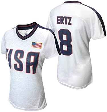 Icon Sports USWNTPA majica - Službeni američki udruživanje za žene za žene igrači USA USA Flag Fudbal Tee Top