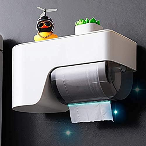 SMLJLQ kupaonica toaletni nosač za papir, vodootporni papirni ručnik za papir za papir za papir