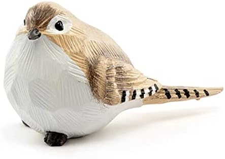 Kolekcija mosta Mala Chunky Clened Reses Bird Figurine