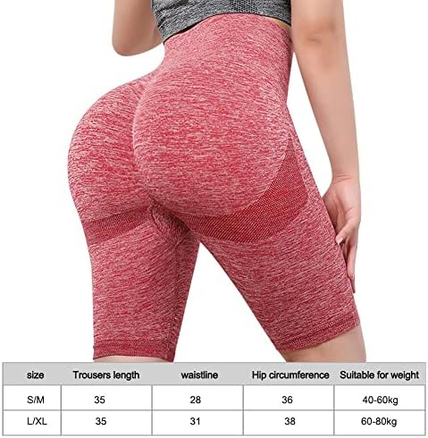 JPPCJ Sportske kratke hlače Yoga kratke žene Bešavna fitness pant visoki struk mršavi teretana Scanties Sportska odjeća za vježbanje