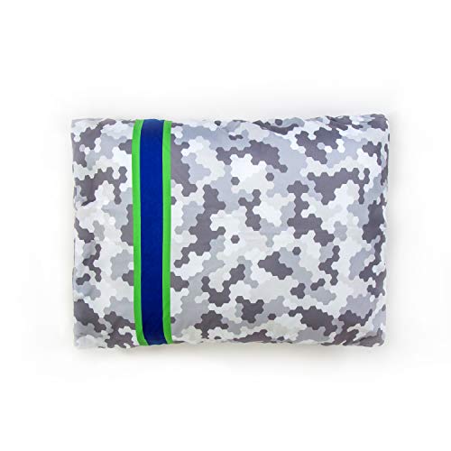 Punoglavci Cool Camo poplun Cover & amp; jastučnica 2 Komad Set, siva sa plavim prugama, Toddler