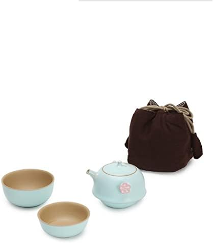 SDFGH prijenosni set keramički čaj set keramičkog na otvorenom Početna Turistički poklon čaj