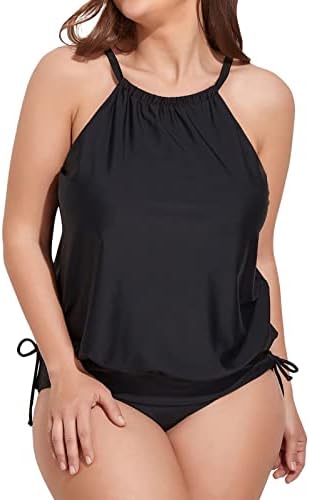 Lzeal Womens kupaće kostimi Ženski kupaći kostimi Tankini s suknji kupaćim kostima za Curvy Women Plus veličine pokloni za žene