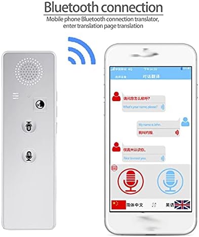 ZHUHW prijenosni Mini Pametni Prevodilac dvosmjerna aplikacija za trenutno prevođenje glasa u stvarnom vremenu
