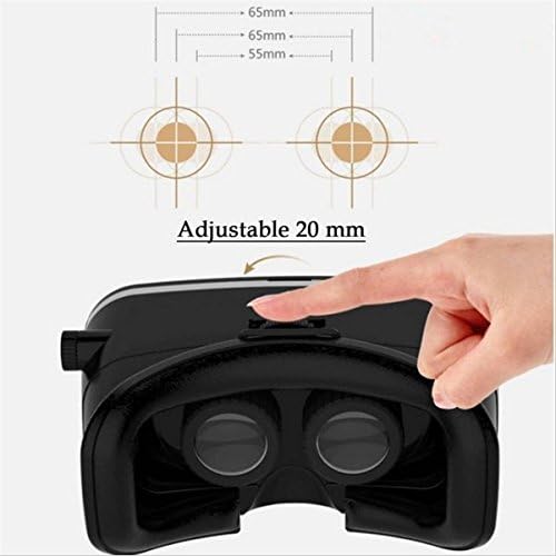 VR Shinecon 3D naočare HD naočare za slušalice virtuelna Reality kutija sa podesivim objektivom i remenom za iPhone 5 5s 6 plus Samsung S3 Note 4 i 3.5-5.5 inčni pametni telefon za 3D filmove i igre
