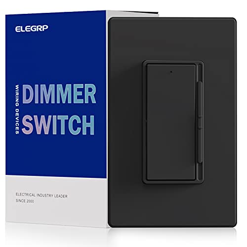 ELEGRP Digital Dimmer Swimer prekidač za 300W Svjetla zatamnjenja / CFL i 600W žarulja / halogena, jednopolon