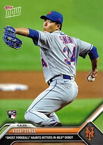 2023 TOPPS sada Baseball 32 Kodai Senga Rookie Card Mets - osvaja MLB debi