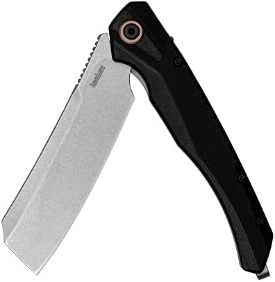 Kershaw STRATA Cleaver džepni nož, D2 čelik, 4 inčna oštrica, kamen za pranje, PocketClip