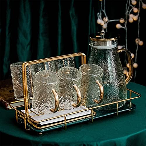 N / a kućni čaše za vodu Set Glass Kettle Nordic Hladni čajnik Vodeni set dnevni boravak Čaj za