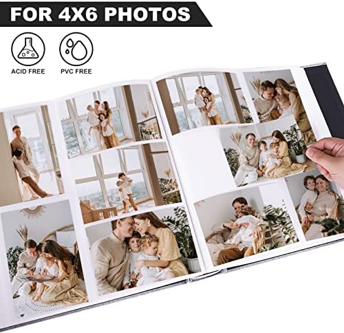 FOTO Album 4x6 1000 Fotografije Albumi Personalizirani poklopac Fotografija za svadbenu djecu Obiteljska