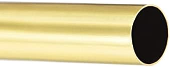 Unifizz mesing Okrugla cijev bakarne cijevi cijev H65 21mm od 1mm debljina zida 200mm Dužina bešavne ravne cijevi cijevi za DIY Nacrt šuplji ukrasni okvir modeli hobi 1 kom