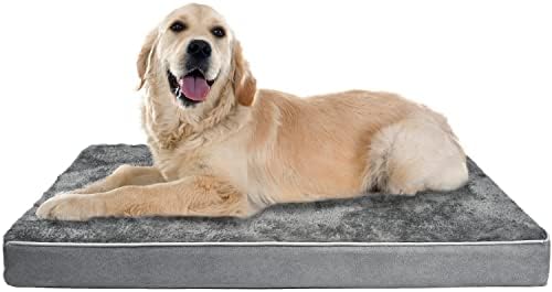 Sednički veliki ortopedski krevet za pse za srednje, velike pse, pseći krevet za pse s uklonjivim vodootpornim poklopcem, velika pjena za kućne ljubimce za kućne ljubimce s ne-dno