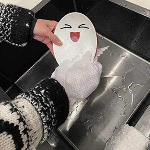 Četka za čišćenje staza Lazy Rag Gloves multifunkcionalne mokre i suhe kuhinjske krpe jednokratne rukavice za pranje posuđa za čišćenje u domaćinstvu i uklanjanje prašine rukavice za sušenje plahte bez mirisa 7. generacije