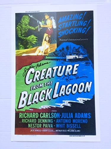 Stvorenje iz Crne Lagune Ricou Browning i Julia Adams potpisale su Poster sa autogramom 11x17