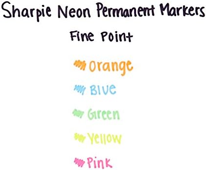 Sharpeie Fine Neon Stalni marker - različite boje, pakovanje od 5