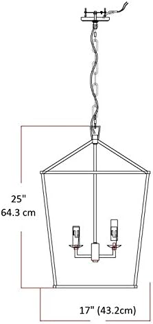 Decomust Openwork Lantern Privjesak Za Stepenice Ulaz U Predsoblje Kuhinjskog Hodnika Luster Za Učvršćenje