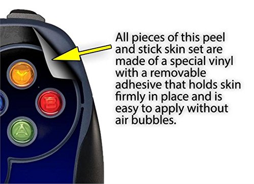 Glatke blede Blue Black - Decal Style Skin odgovara Logitech F310 Gamepad kontroler