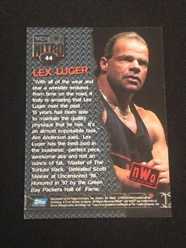 LEX LUGER 1999 TOPPS WCW / NWO NITRO Wrestling potpisana autografraškom karticom - autogramirane hrvanje