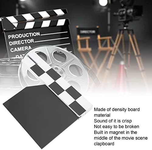 Filmska režiserska ploča, ugrađena u Magnet koji se lako drži ploča za gustoću filmske ploče za Cosplay Black