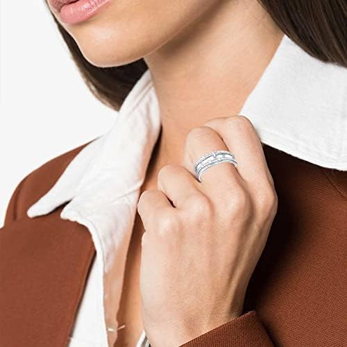 2023 Novi ženski prstenovi jednostavni ličnosti Iskreno prstenje vjenčani prstenovi legura