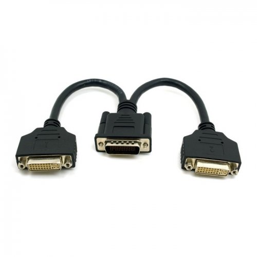 Cablecc DMS-59 muški do dual DVI 24 + 5 ženski razdjelni produžni kabel za grafičke kartice i monitore