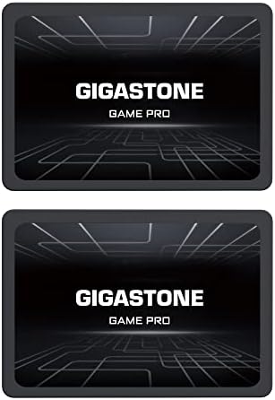 Gigastone Game Pro 2-pack 1tb SSD SATA III 6GB / s. 3D NAND 2.5 unutrašnji čvrsti državni pogon, pročitajte do 540MB / s. Kompatibilan sa PS4, računarom, radnom površinom i laptopom, 2,5 inčni 7mm