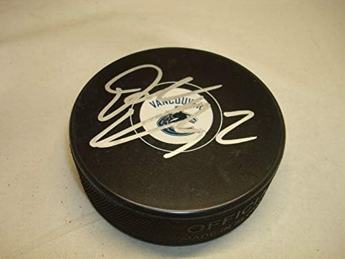 Dale Weise potpisao Vancouver Canucks Hockey Puck sa autogramom 1A-autogramom NHL Paks