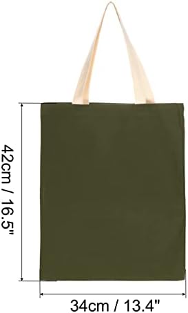 PATIKIL platnene torbe, velika Kreativna pamučna torba za kupovinu za DIY projekat Art Craft dekoracija namirnica