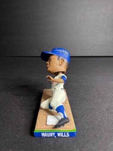 Maury Wills potpisan je LA Dodgers Bobblehead JSA W932930 - autogramirane MLB figurice