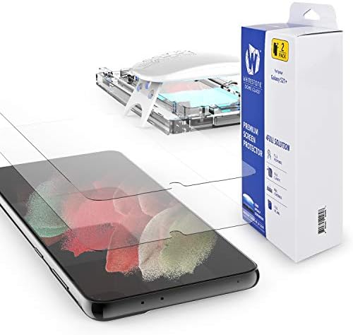 [Dome staklo] Samsung Galaxy S21 Plus, Full HD Clear 3D zakrivljeno rubne staklo [bolje rješenje za ultrazvučni otisak] pomoću instalacijske pladnje by Whitestone - Dvije pakovanje